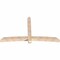 Ekena Millwork Bellingham Smooth Timber Gable Bracket, Douglas Fir, 96"W x 56"H x 5 1/2"D x 5 1/2"F, 14/12 Pitch GBW096X56X0606BEL00SDF - alternate 2